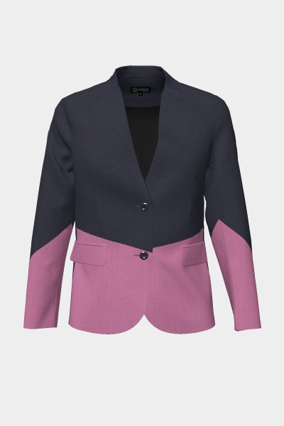 Women's BioNTex™ V Color Block Formal Blazer
