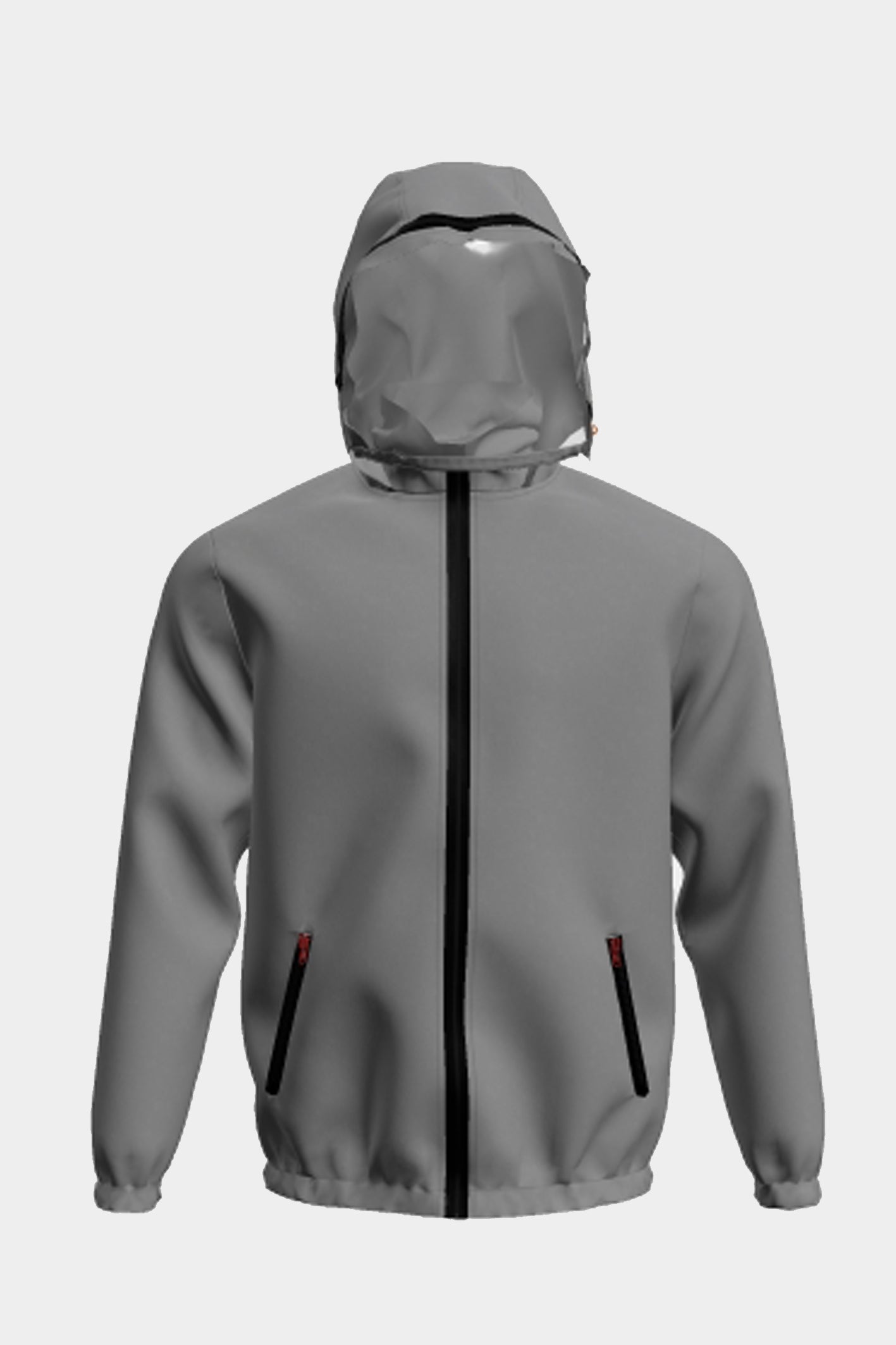 Unisex BioNTex™ Hooded Windbreaker with Mask