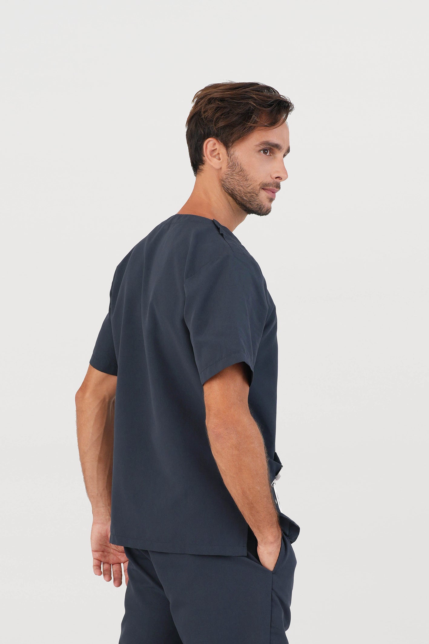 Men's BioNTex™ Contrast Scrub Top