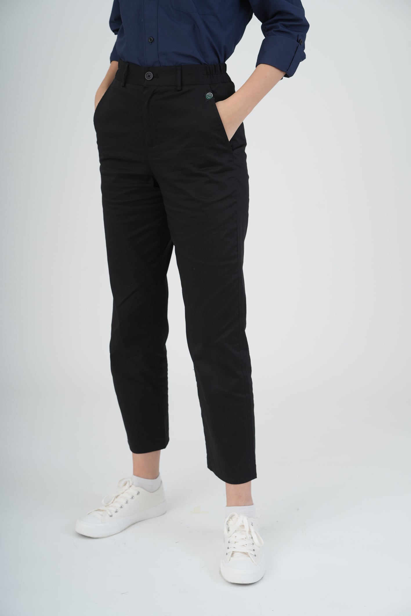 Women's BioNTex™ Half Elastic Waist Pants