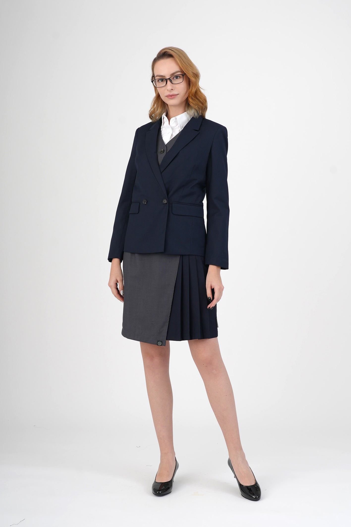 Women's BioNTex™ Double-Breasted Formal Blazer