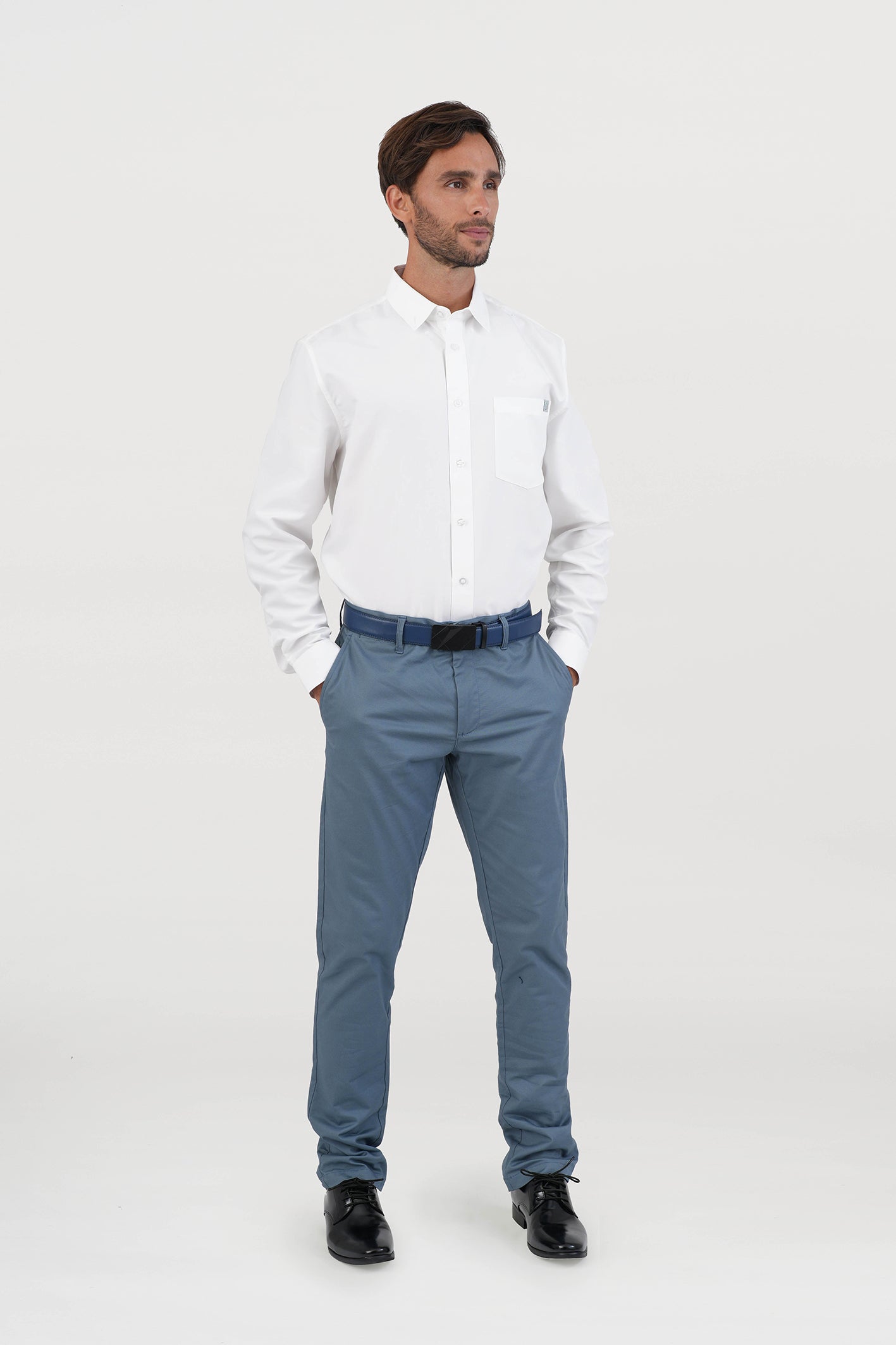 Men's BioNTex™ Sustainable Point Collar Shirt