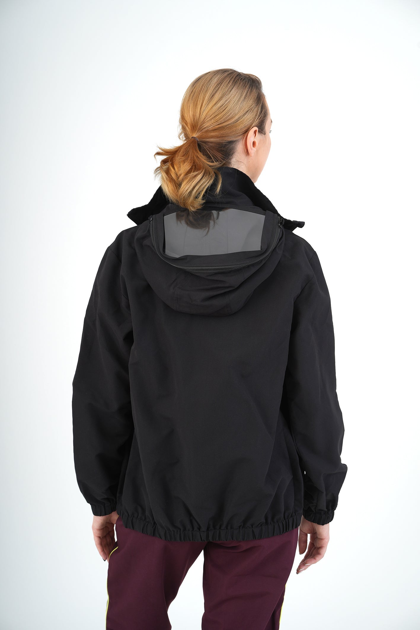 Unisex BioNTex™ Adjustable Hooded Windbreaker With Mask