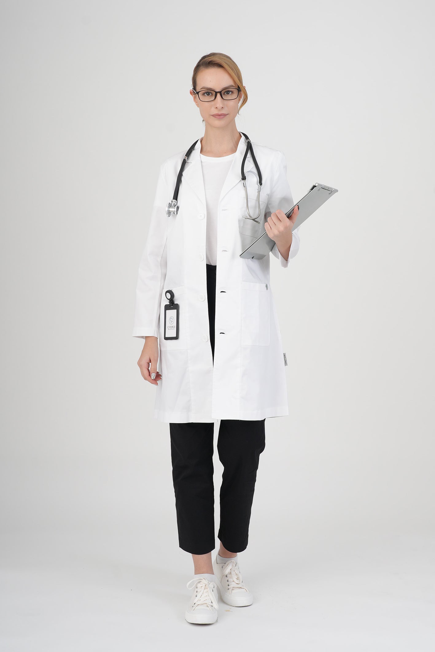 Women's BioNTex™ Easy Care Long Lab Coat