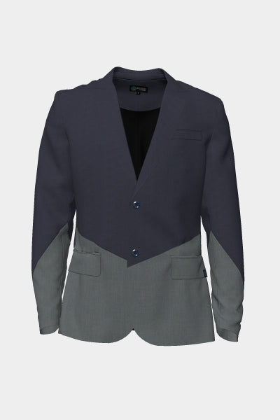 Men's BioNTex™ V Color Block Formal Blazer