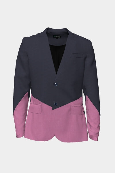 Men's BioNTex™ V Color Block Formal Blazer