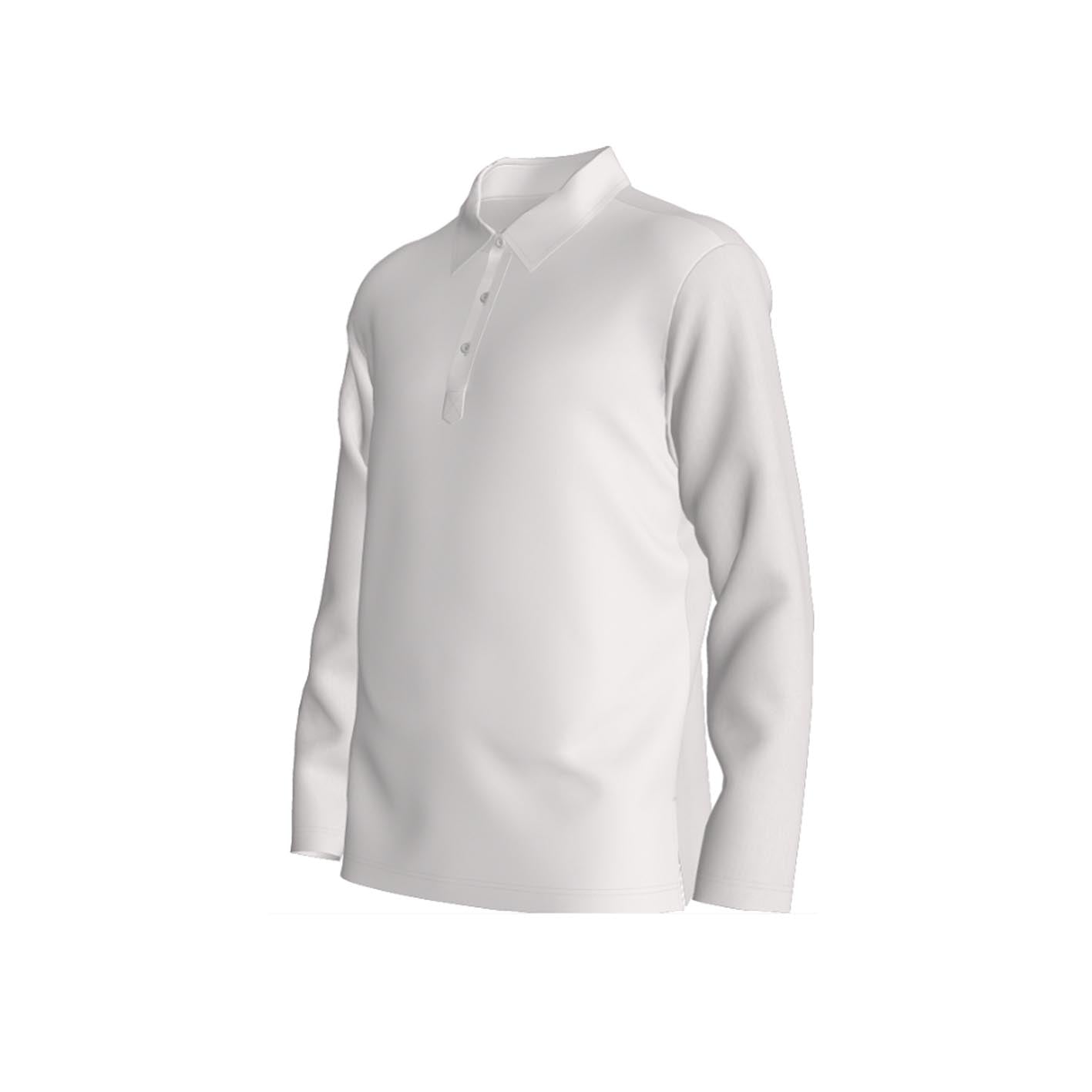 Women's BioNTex™ Mixed Fabric Polo Long Sleeve